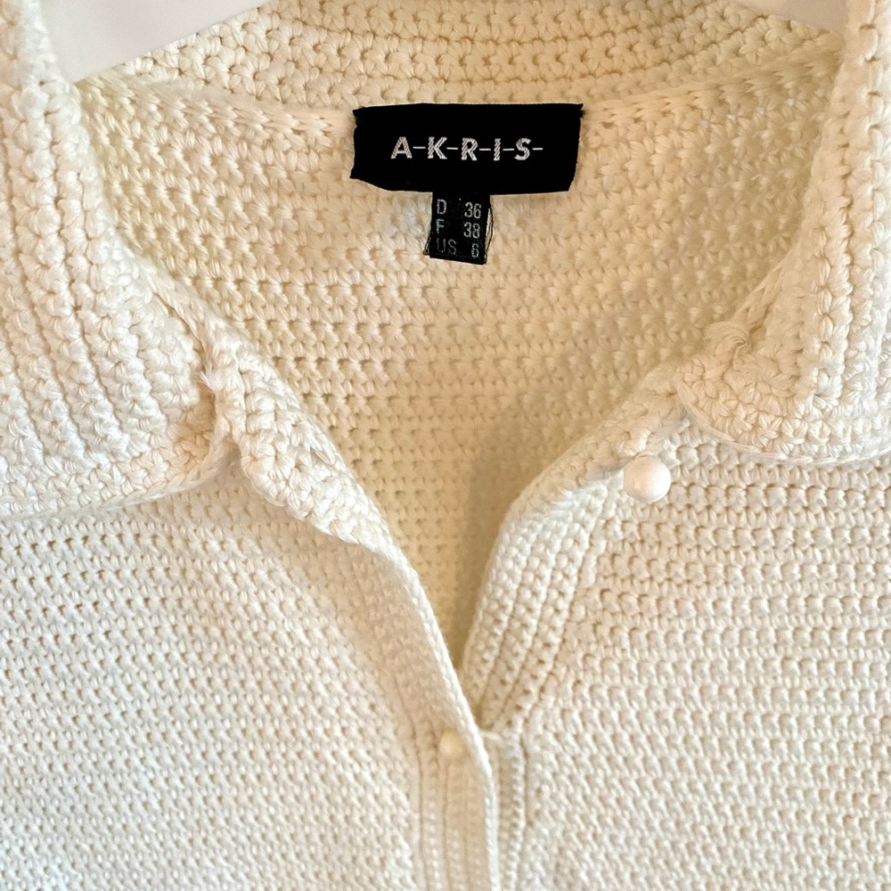 Akris knit cotton blazer